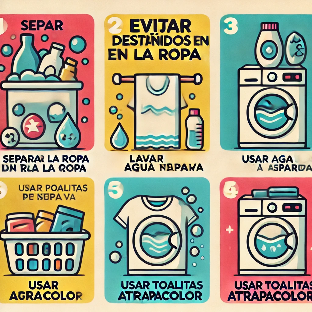 Evitar Desteñidos en la Ropa